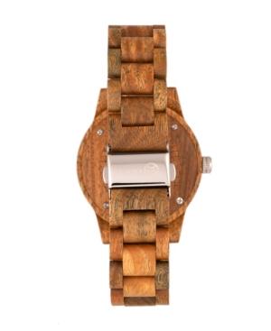 Earth Wood Tuckahoe Marble-dial Wood Bracelet Watch Olive 40mm