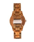 Earth Wood Tuckahoe Marble-dial Wood Bracelet Watch Olive 40mm