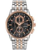 Citizen Men's Chronograph Eco-drive Stainless Steel Bracelet Watch 43mm At8116-57e