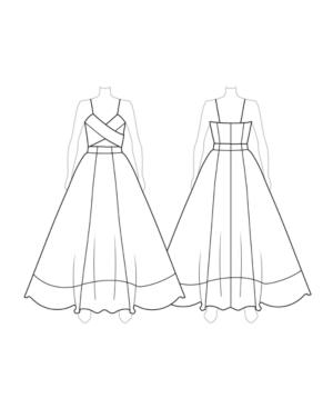 Fame And Partners Empire-waist Spaghetti-strap Maxi Dress