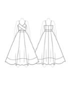 Fame And Partners Empire-waist Spaghetti-strap Maxi Dress