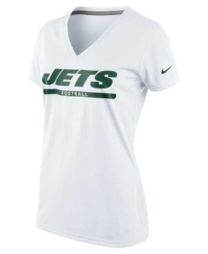 Nike Women's Short-sleeve New York Jets V-neck T-shirt