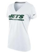 Nike Women's Short-sleeve New York Jets V-neck T-shirt