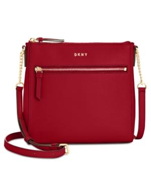 Dkny Small Top-zip Crossbody, Created For Macy's