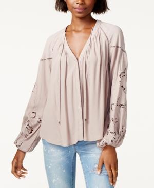 Astr The Label Jennie Laser Cut Top