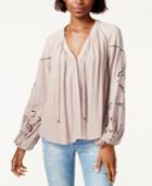 Astr The Label Jennie Laser Cut Top
