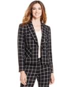 Nine West Printed One-button Jacket