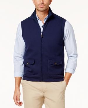 Tasso Elba Men's Full-zip Stand Collar Vest, Created For Macy's