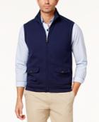 Tasso Elba Men's Full-zip Stand Collar Vest, Created For Macy's