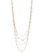 M. Haskell For Inc Gold-tone Multi-bead Long Length Layer Necklace, Only At Macy's