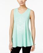 Style & Co. Graphic-print Sleeveless Top, Only At Macy's