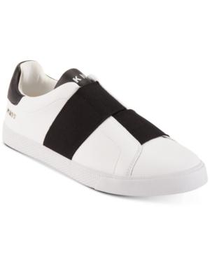 Dkny Men's Brogan Asymmetrical Elastic Gore Slip-on Sneakers Men's Shoes