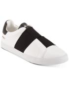 Dkny Men's Brogan Asymmetrical Elastic Gore Slip-on Sneakers Men's Shoes