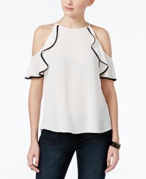 Bcx Juniors' Ruffled Off-the-shoulder Top