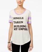 Mighty Fine Juniors' Building My Empire Graphic T-shirt