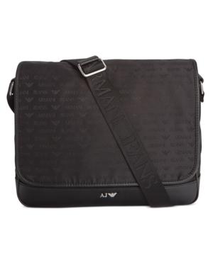 Armani Jeans Men's Logo Messenger Bag