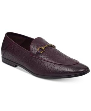 Guess Men's Edwin Patterned Loafers Men's Shoes