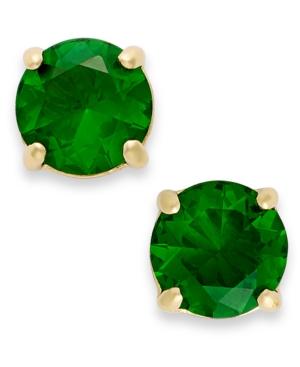 Kate Spade New York, 12k Gold-plated Crystal Round Stud Earrings