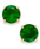 Kate Spade New York, 12k Gold-plated Crystal Round Stud Earrings