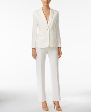 Tahari Asl Notched-collar Pantsuit