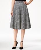 Maison Jules Gingham-print A-line Skirt, Only At Macy's
