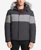 Vry Wrm Men's Snokat Polar Oxford Hooded Coat