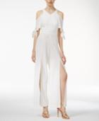 Xoxo Juniors' Cold-shoulder Wide-leg Jumpsuit