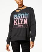 Pretty Rebellious Juniors' Brooklyn Graphic Sweatshirt