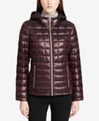 Calvin Klein Packable Down Puffer Coat, Created For Macy's