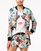 Shift Juniors' Printed Bomber Jacket, Created For Macy's