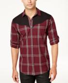 Inc International Concepts Men's Western Plaid Shirt, Created For Macy's