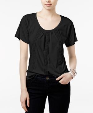 Tommy Hilfiger Delphine Crocheted Scoop-neck Top
