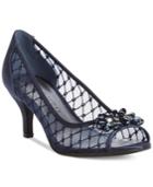 Karen Scott Maralyn Peep-toe Evening Pumps, Created For Macy's Women's Shoes
