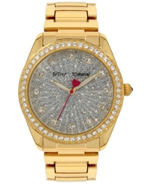 Betsey Johnson Women's Gold-tone Bracelet Watch 40mm Bj00190-67