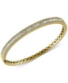 Classique By Effy Diamond Diamond Bangle In 14k White Or Yellow Gold (1-9/10 Ct. T.w.)