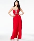 Bcx Juniors' Strapless Beaded Gown, A Macy's Exclusive Style