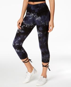 Calvin Klein Performance Tie-dyed Ballet Cropped Leggings