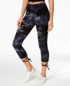 Calvin Klein Performance Tie-dyed Ballet Cropped Leggings