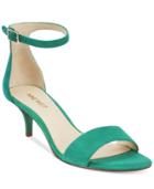 Nine West Leisa Two-piece Kitten Heel Sandals Women's Shoes