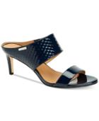 Calvin Klein Women's Cecily Wide-strap Sandals, Created For Macy's Women's Shoes