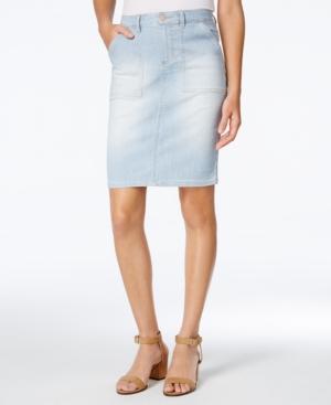 Lee Platinum Coleman Denim Pencil Skirt