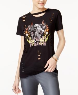 Polly & Esther Juniors' Ripped Moscow Graphic T-shirt