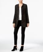 Eileen Fisher Textured-print Linen Jacket