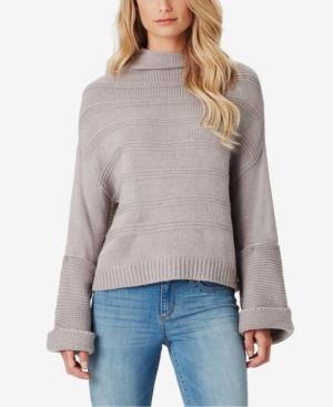 Jessica Simpson Juniors' Connie Ribbed Cuffed Sweater
