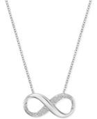 Swarovski Crystal Pave Infinity Pendant Necklace