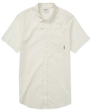 Billabong Men's Crusas Cross-print Cotton Shirt