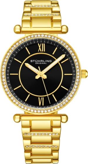 Stuhrling Original Women's Crystal Studded Bracelet Watch