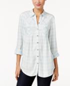 Style & Co. Gingham Shirt, Only At Macy's