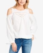 Jessica Simpson Juniors' Alba Cold-shoulder Blouse