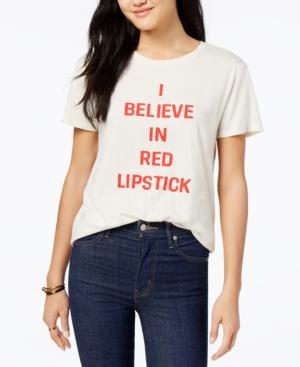 Ban. Do Lipstick Cotton Graphic-print T-shirt